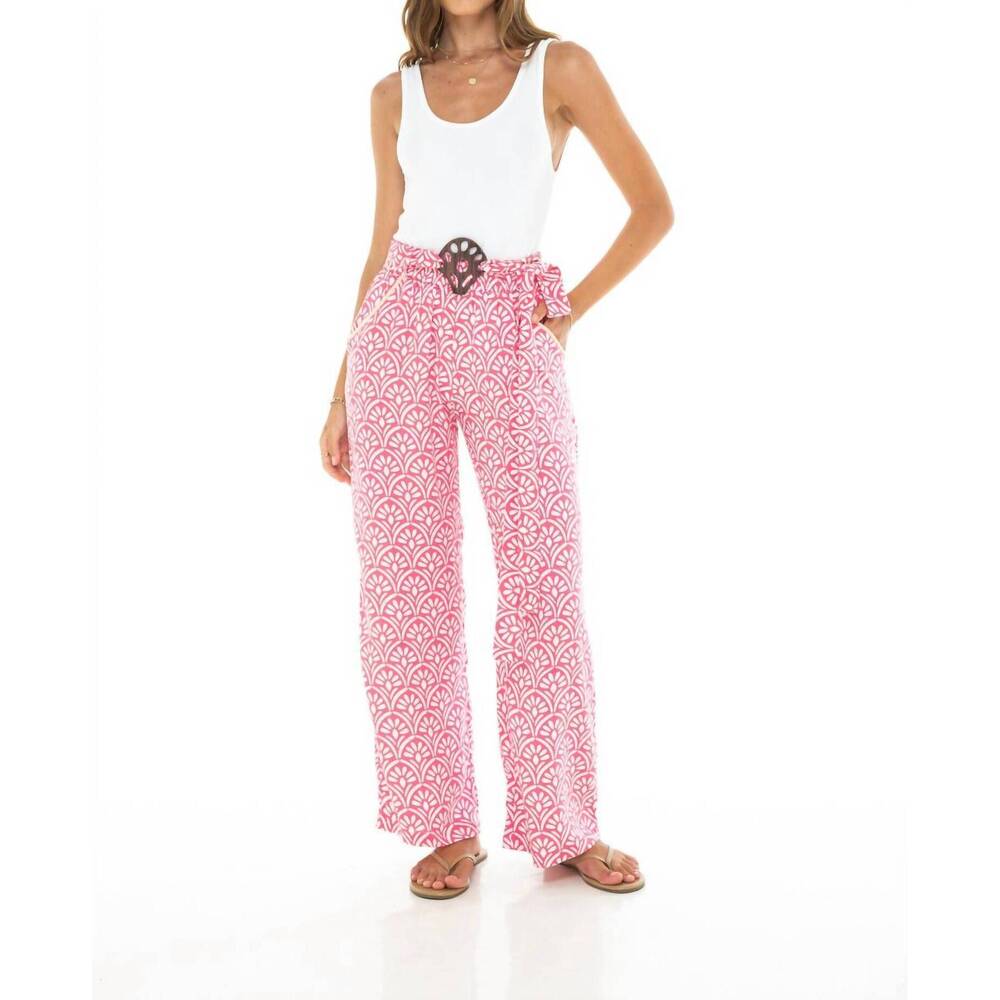 NEW ROMI THE BRAND art deco pant in pink